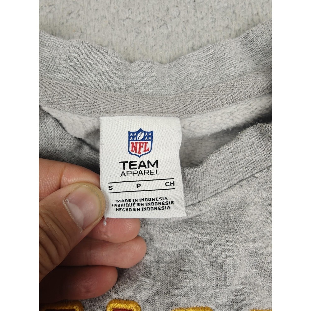 Kansas City Chiefs Sweatshirt Mens Small Gray NFL Football Team Apparel - Picture 2 of 5